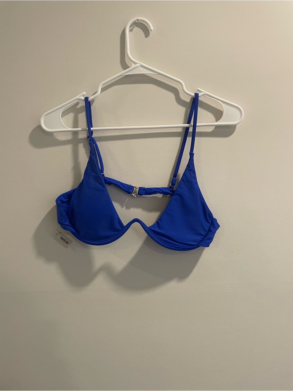 SHEIN Royal Blue Underwire Bikini Top